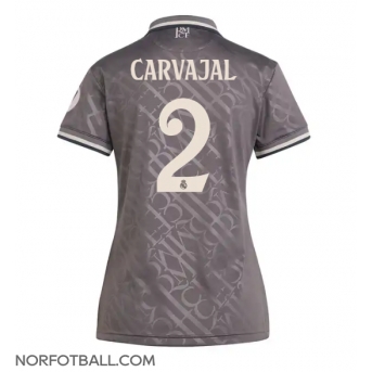 Billige Fotballdrakt Real Madrid Daniel Carvajal #2 Replika Tredjedrakt Dame 2024-25 Kortermet
